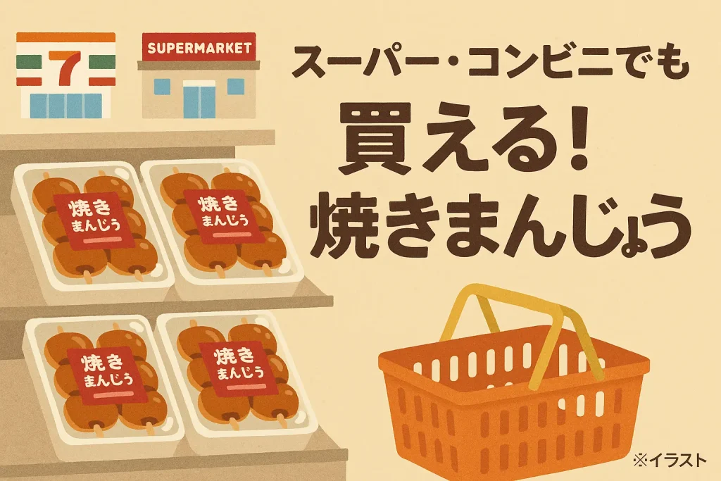 焼きまんじゅう近くのスーパー・コンビニ