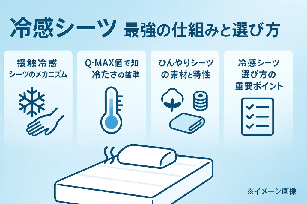 冷感シーツ 最強の仕組みと選び方