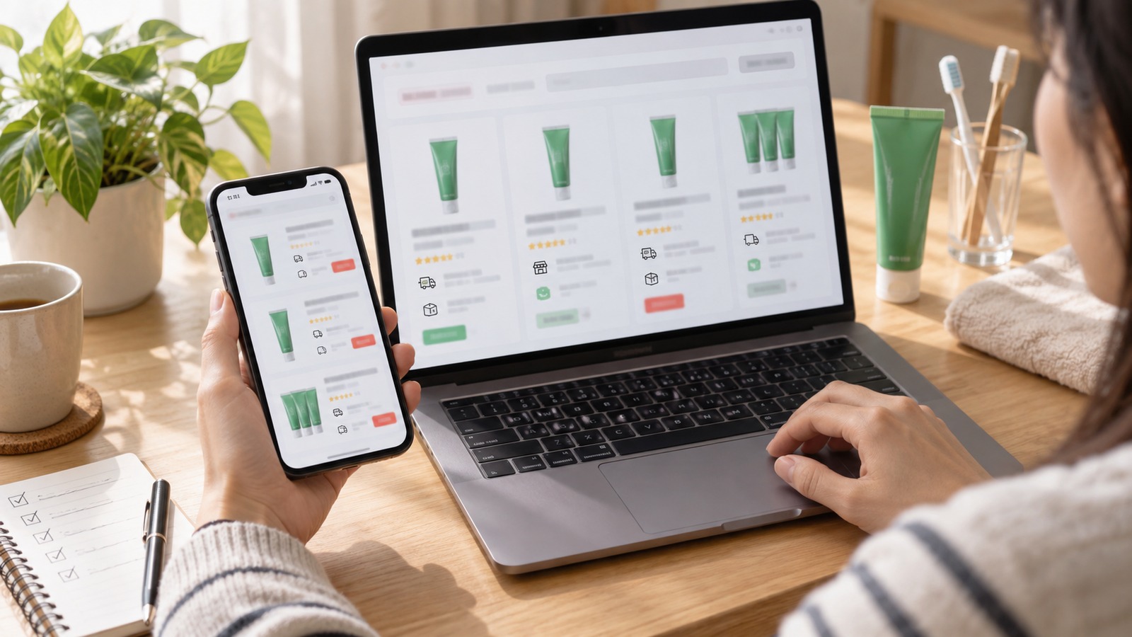 スマートフォンでシステマ SP-T ジェル Plus 85gの商品ページを見比べ販売元と送料を確認する通販イメージ